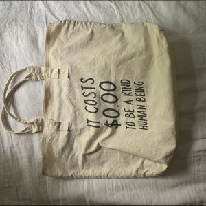 Kind Human Canvas Tote